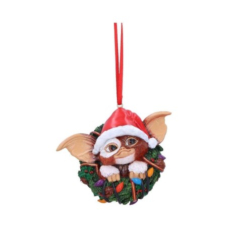 GREMLINS - Gizmo dans couronne - Déco à suspendre 10cm 