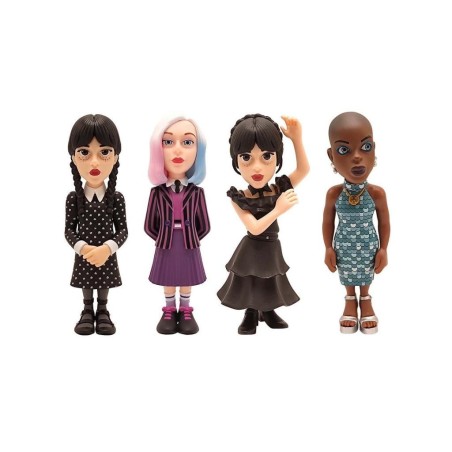 MERCREDI - Mercredi, Mercredi en robe, Enid, Bianca - 4 Fig. Minix 7cm 