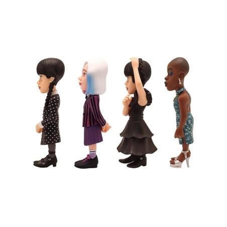 MERCREDI - Mercredi, Mercredi en robe, Enid, Bianca - 4 Fig. Minix 7cm 