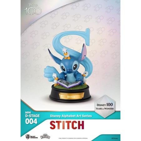 DISNEY 100TH - Disney Alphabet Art - Pack 6 Diorama Stage 10cm 