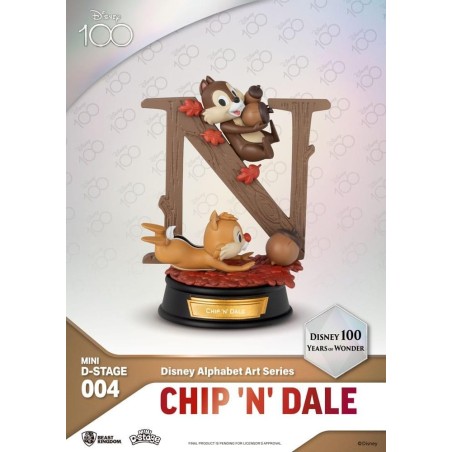 DISNEY 100TH - Disney Alphabet Art - Pack 6 Diorama Stage 10cm 