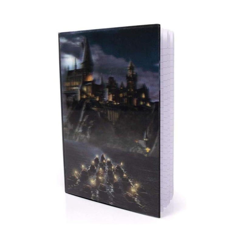 HARRY POTTER - Poster Poudlard - Notebook Lenticulaire A5 