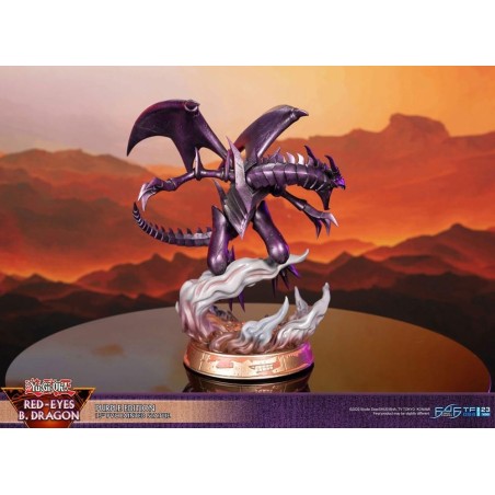 YU-GI-OH! - Dragon mauve aux yeux rouges - Statuette 33cm 