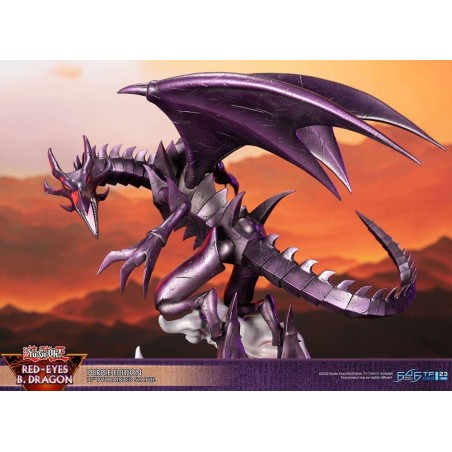 YU-GI-OH! - Dragon mauve aux yeux rouges - Statuette 33cm 