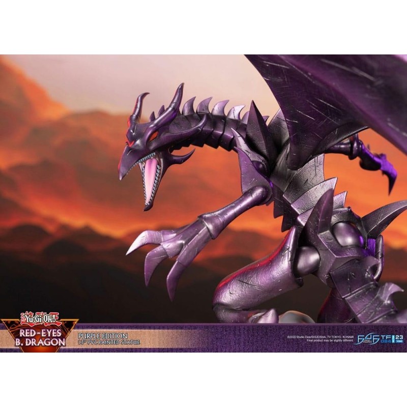 YU-GI-OH! - Dragon mauve aux yeux rouges - Statuette 33cm 