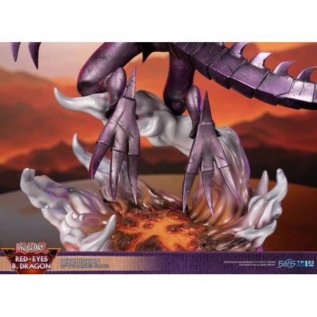 YU-GI-OH! - Dragon mauve aux yeux rouges - Statuette 33cm 
