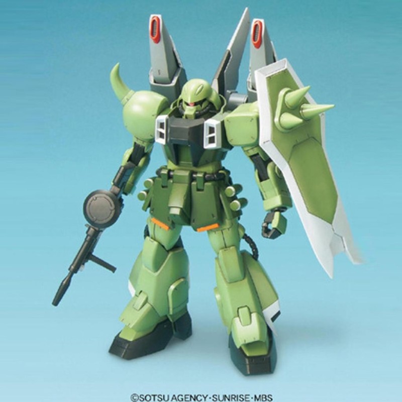 GUNDAM - 1/100 Zaku Warrior + Blaze Wizard & Gunner Wizard - Model Kit 