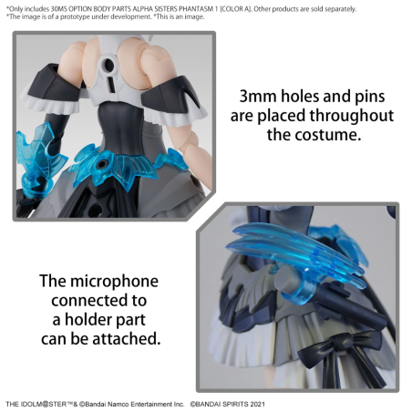 THE IDOLMASTER-30MS Option Body Parts Alpha Sisters ... 1 -Model Kit 