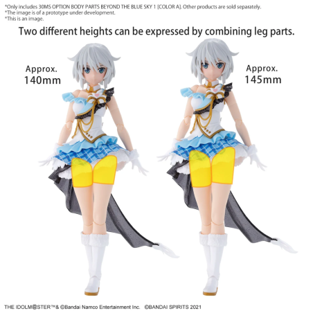 THE IDOLMASTER-30MS Option Body Parts Beyond the blue sky 1 -Model Kit 