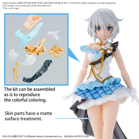 THE IDOLMASTER-30MS Option Body Parts Beyond the blue sky 1 -Model Kit 