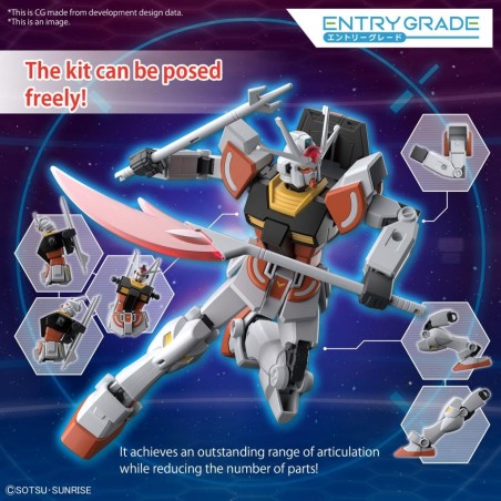 GUNDAM - Entry Grade 1/44 LAH Gundam - Model Kit 