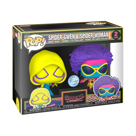 SPIDER-MAN ATSV - POP 2 Pack - Spider-Gwen & Spider-Woman (BLKLT) 
