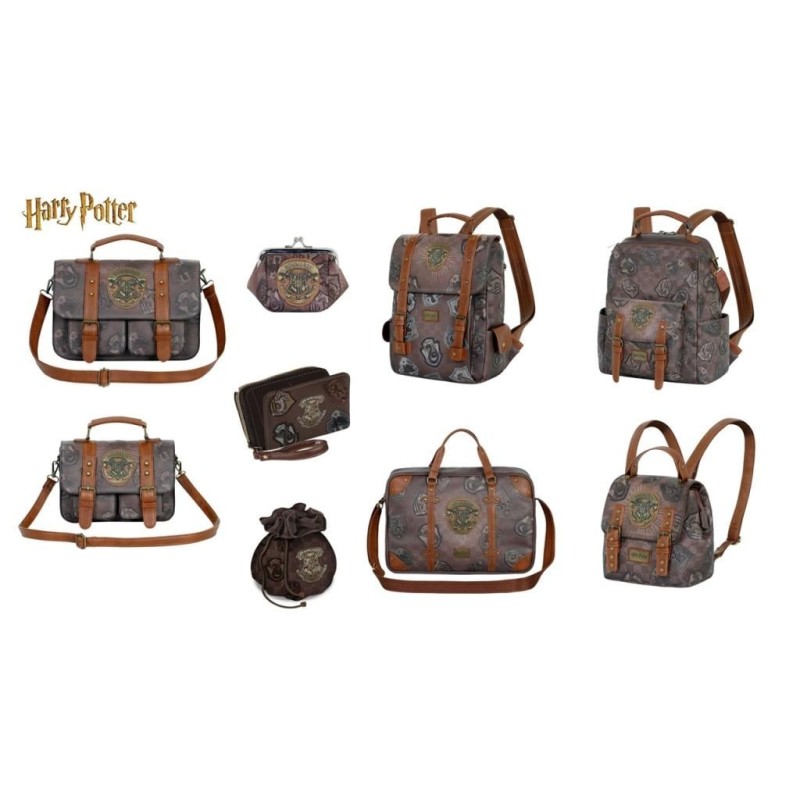 HARRY POTTER - Hogwarts Houses - Large Sac en Bandoublière 
