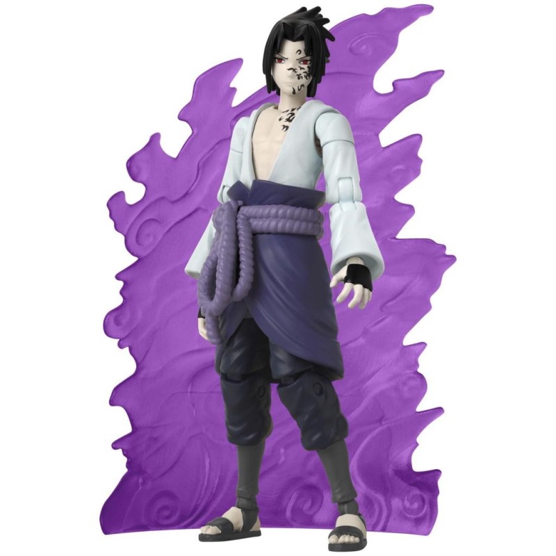 NARUTO - Sasuke avec effet transf. - Figurine Anime Heroes Beyond 17cm 