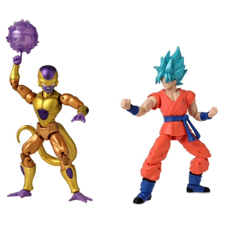 DB - Gold Freezer VS SS Blue Goku - Battle Pack Dragon Stars 17cm 