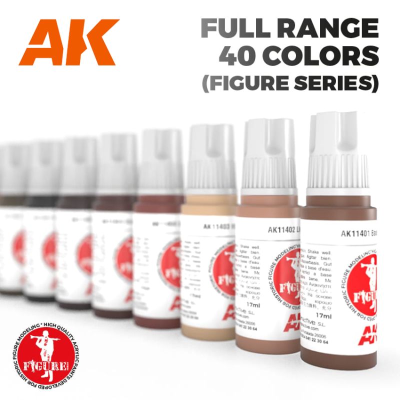 3G RANGE FIGURES 40 new colours