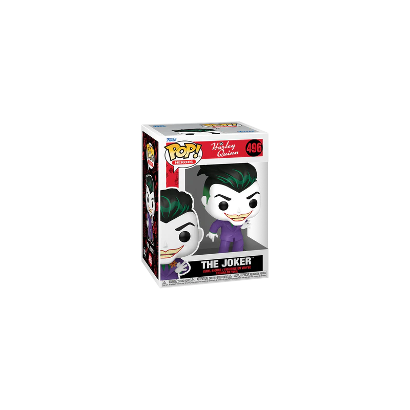 HARLEY QUINN ANIMATED SERIES - POP Heroes N° 496 - Le Joker 