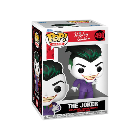 HARLEY QUINN ANIMATED SERIES - POP Heroes N° 496 - Le Joker 