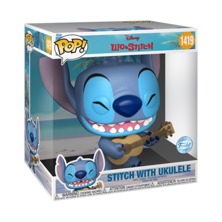 LILO & STITCH - POP Jumbo N° 1419 - Stitch avec Ukelele 