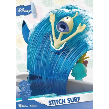 DISNEY - Stitch Surf - Diorama D-Stage Summer Series 15cm 