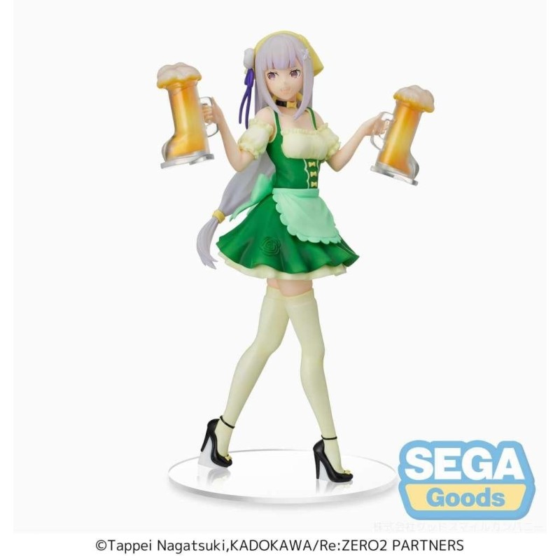 RE ZERO - Emilia "Oktoberfest" - Figurine SPM 21cm 