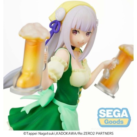 RE ZERO - Emilia "Oktoberfest" - Figurine SPM 21cm 