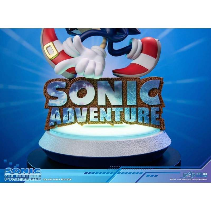 SONIC ADVENTURE - Sonic L'Hérisson - Statuette Collector Edition 23cm 