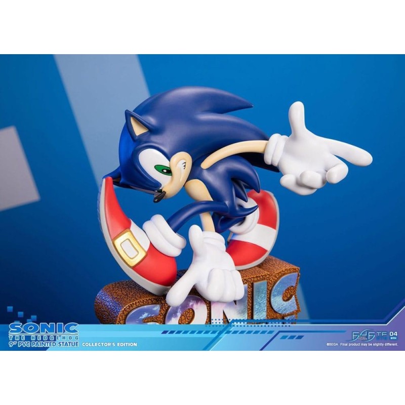 SONIC ADVENTURE - Sonic L'Hérisson - Statuette Collector Edition 23cm 