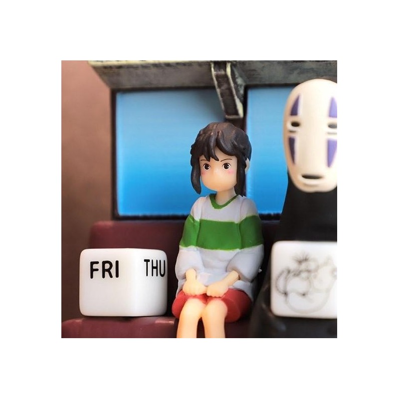 LE VOYAGE DE CHIHIRO - Train Unabara - Diorama & Calendrier 11cm 