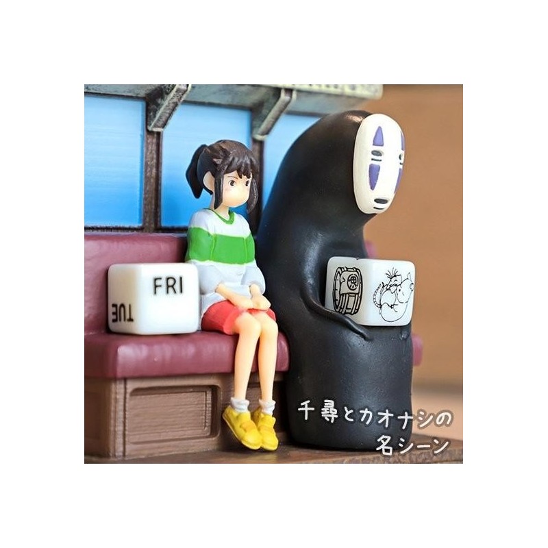 LE VOYAGE DE CHIHIRO - Train Unabara - Diorama & Calendrier 11cm 