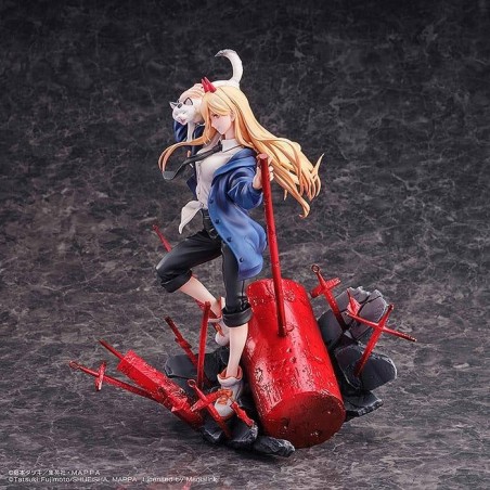 CHAINSAW MAN - Power & Meowy - Statuette 28cm 