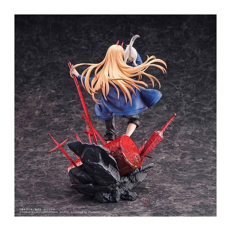 CHAINSAW MAN - Power & Meowy - Statuette 28cm 