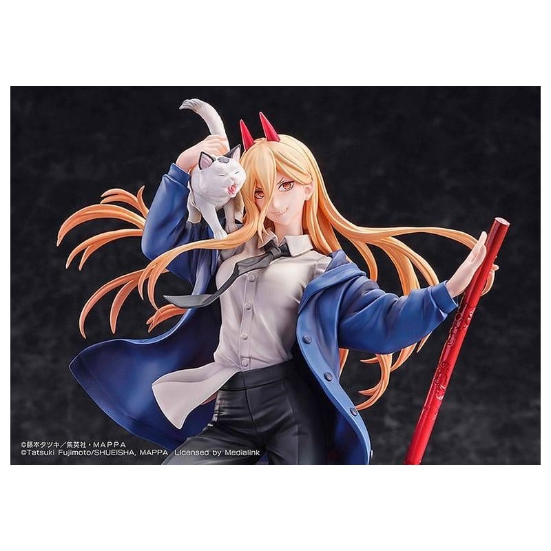 CHAINSAW MAN - Power & Meowy - Statuette 28cm 