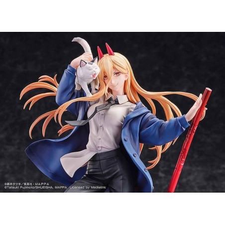 CHAINSAW MAN - Power & Meowy - Statuette 28cm 