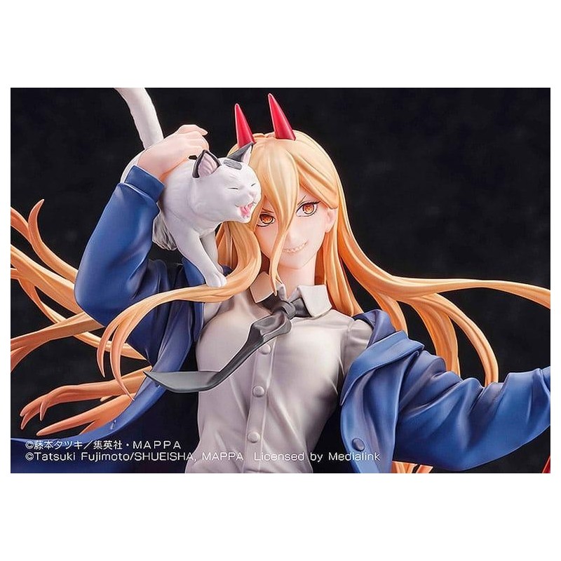 CHAINSAW MAN - Power & Meowy - Statuette 28cm 