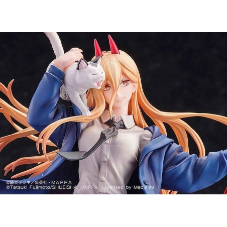 CHAINSAW MAN - Power & Meowy - Statuette 28cm 