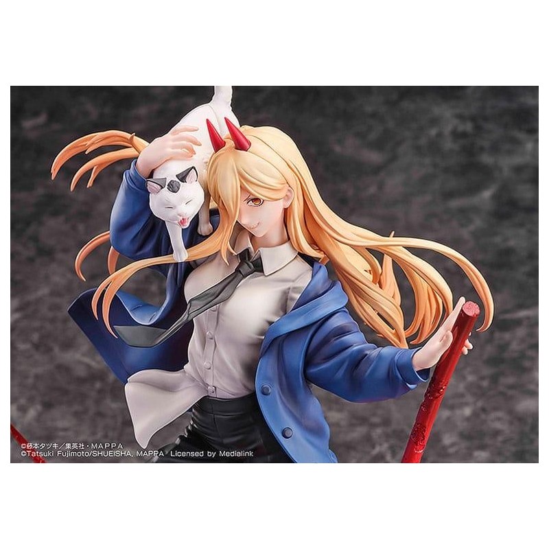 CHAINSAW MAN - Power & Meowy - Statuette 28cm 