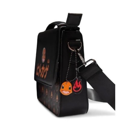 POKEMON - Salamèche #004 - Sac à Bandoulière Similicuir '22x7x18cm' 