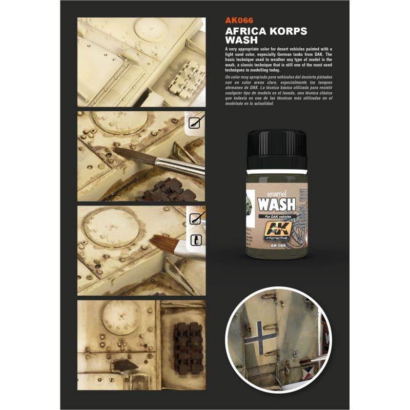 WASH FOR AFRIKA KORPS VEHICLES