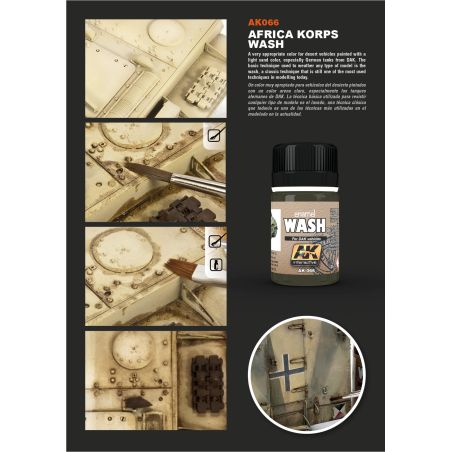 WASH FOR AFRIKA KORPS VEHICLES