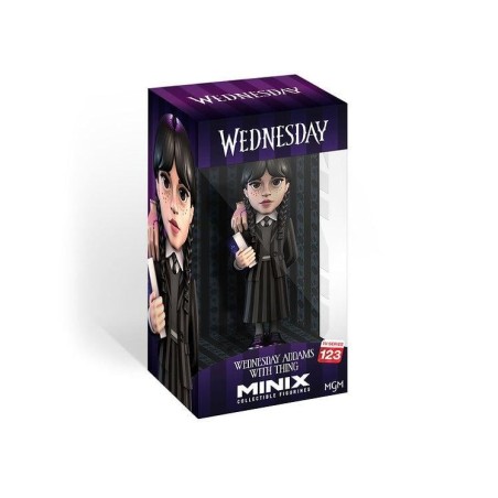 MERCREDI - Mercredi Adams avec la Chose - Figurine Minix #123 12cm 