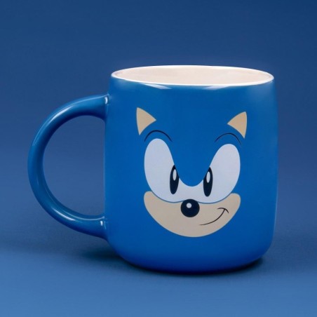SONIC - Pack Cadeau - Mug 460ml + 1 Paire de Chaussette (One Size) 