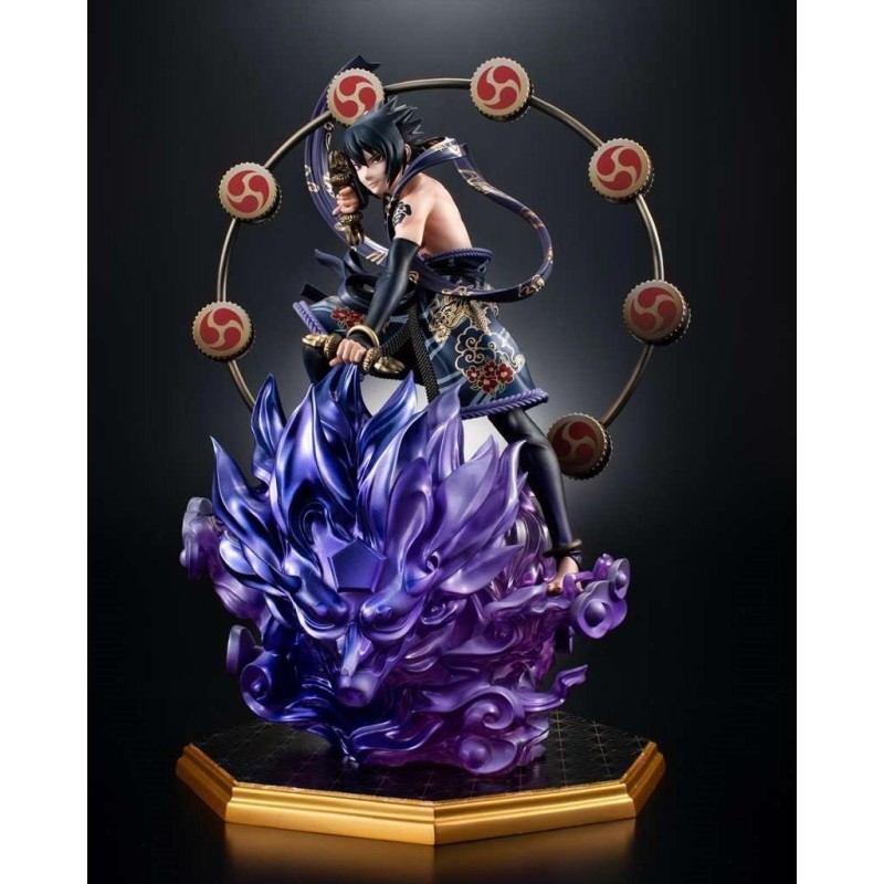 NARUTO SHIPPUDEN - Sasuke "Dieu du Tonnerre" - Statuette G.E.M. 28cm 