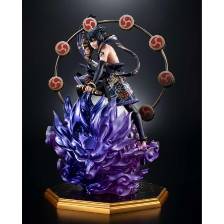 NARUTO SHIPPUDEN - Sasuke "Dieu du Tonnerre" - Statuette G.E.M. 28cm 