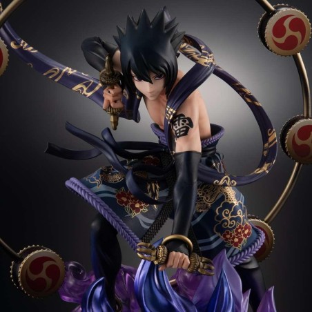 NARUTO SHIPPUDEN - Sasuke "Dieu du Tonnerre" - Statuette G.E.M. 28cm 