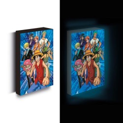 ONE PIECE - Luffy With Friends - Canvas Lumineux 40X30 Cm  2