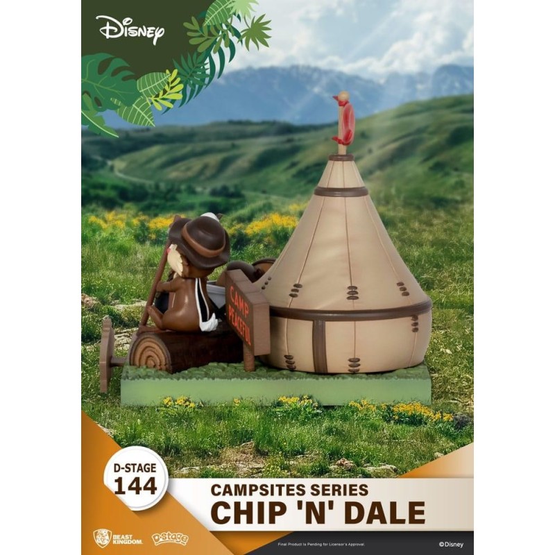 DISNEY - Tic & Tac - Diorama D-Stage Campsite Series 10cm 