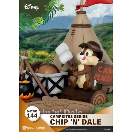 DISNEY - Tic & Tac - Diorama D-Stage Campsite Series 10cm 