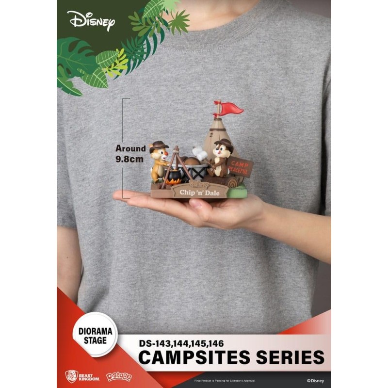 DISNEY - Tic & Tac - Diorama D-Stage Campsite Series 10cm 