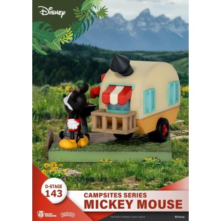 DISNEY - Mickey Mouse - Diorama D-Stage Campsite Series 10cm 